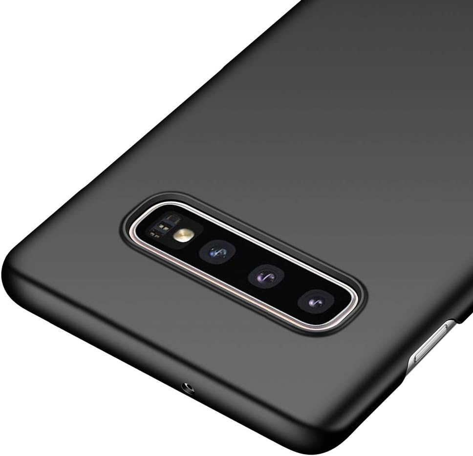 Richgle Samsung Galaxy S10 Case, Black Ultra Slim Protective Case Hard Cover Shell for Samsung Galaxy S10 (6.1") RG00311