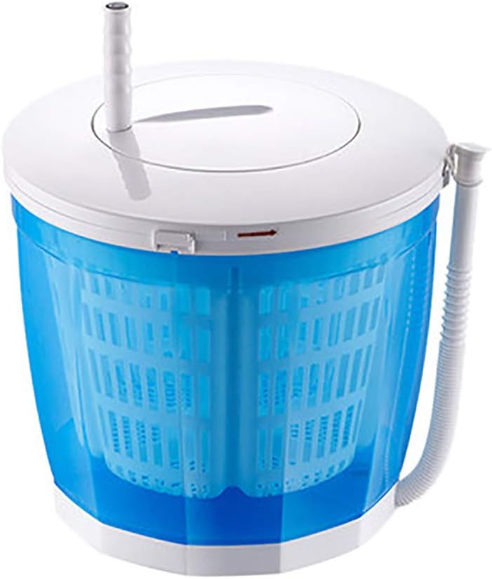 Hand Cranked Manual Clothes Non-Electric Washing Machine and Spin Dryer, Counter Top Washer/Dryer for Camping, Apartments, Or Student Dorm Room
