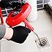 Drain Auger, SIX-QU Plumbing Snake Pipe Cleaner Household Auger with 1/4-Inch by 25-Feet Cable, Anti-skid Gloves Included