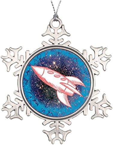 Tree Branch Decoration Red Rocket Small Christmas Tree