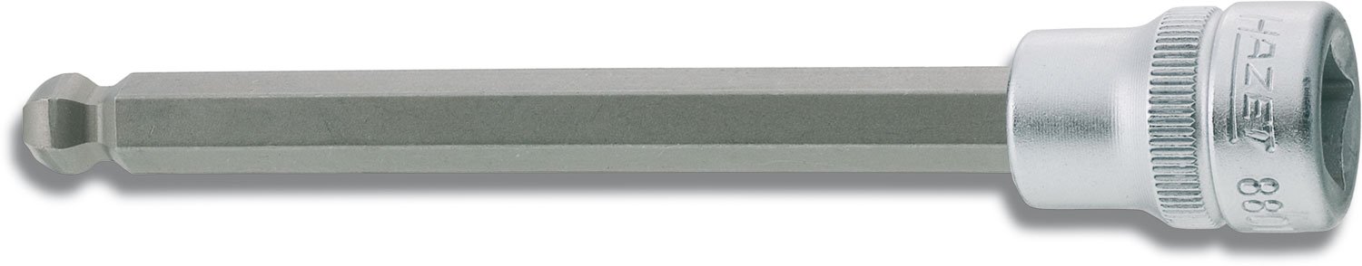 HAZET 8801KK-8 Hexagon Profile Screwdriver Socket - CVD-Tin Coated