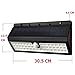 OuTera 3200mA 44 Large Big LED Solar Wall lights Or Lamp with Motion Sensor And Water resistance For Outdoor With Three Modes
