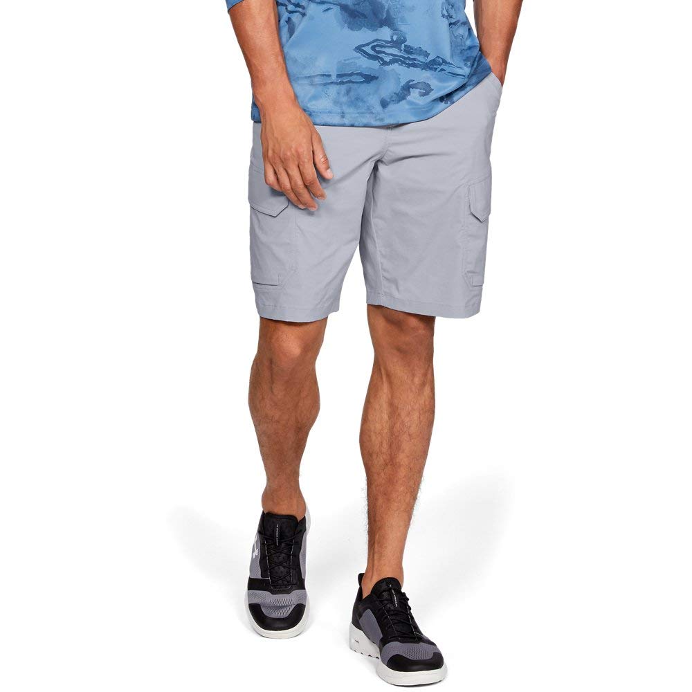 Under Armour Men's UA Fish Hunter Cargo Shorts 30 Gray Image