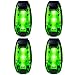 4-Pack LED Safety Light Strobe Lights for Daytime Running Walking Bicycle Bike Kids Child Woman Dog Pet Runner Best Flashing Warning Clip on Small Reflective Set Flash Walk Night High Visibility