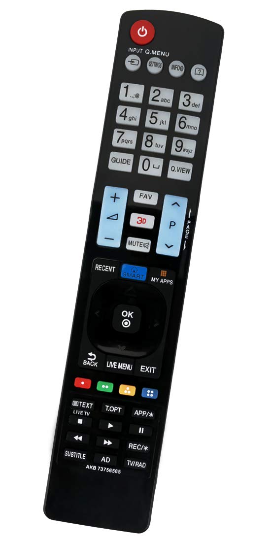 ALLIMITY AKB73756565 AKB74115502 Remote Control Replacement for LG 3D TV 47LB650 39LB650 50LB650 55LB650 32LB650 42LB650 70LB650 60LB650