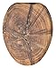 SANILO Wooden Toilet Seat with Soft Close [ELONGATED] - Decorative, Quiet & Slow Close Molded Wood Seat - With Strong Bumpers & Hinges - Adjustable Fit - Old Tree