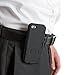 WizGear Shell Holster Combo Case Compatible with Apple iPhone 7 Plus with Kick-Stand and Belt Clip - Black