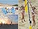 NKTM Outdoor Volleyball Net - 32x3 Feet Portable for Backyard & Pool
