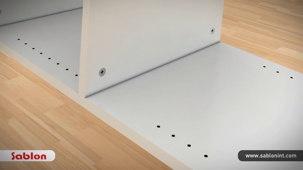 Fitting with Dowel 25 Set Pack Sablon Minifix 12/12 Cam Color Classic