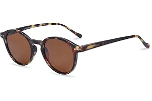 ZENOTTIC Small Round Sunglasses for Men Women Vintage Retro Polarized Circle Sun Glasses UV400 Protection