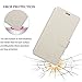 BLU Energy X LTE case, KuGi ® BLU Energy X LTE case - BW style High quality ultra-thin PU Leather Case for BLU Energy X LTE smartphone (White)