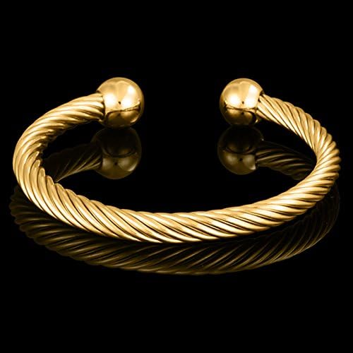 99.9% Pure Copper Magnetic Therapy Golf Bracelet for Recovery &amp; Injury Relief of Arthritis, RSI, Carpal Tunnel, Migraines, Fatigue and Joint Pain. For Men &amp; Women with 6 Powerful Magnets