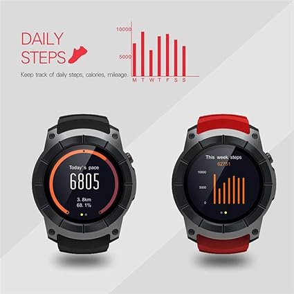 Amazon.com: FAIYIWO S958 Smartwatch GPS Sports Pedometer ...