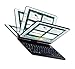 LENRICH Keyboard case for iPad 9th Generation 10.2 inch 2021/ 8th Gen 2020/7th 2019/iPad air 3rd/iPad pro 10.5 2017, Multi Touchpad 360 Swivel Light Thin Cover Backlight