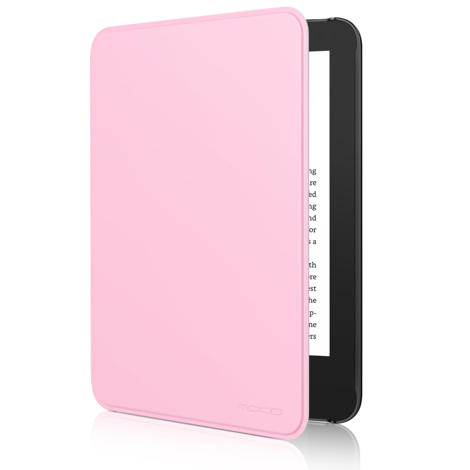 MoKo Case Fits 6" All-New Kindle (11th Generation-2024/2022 Release)& International Version, Lightweight Shell Cover with Auto Wake/Sleep for 11th Gen E-Reader, Nosegay Pink — image 1