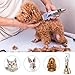 HATTEKER Dog Grooming Clippers Cordless Pet Hair Clippers Trimmer Waterproof Professional Gomming Kit Hair Clipper Set For Dogs Cats Pets Quite USB Rechargeable