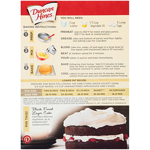 Duncan Hines Dark Chocolate Fudge Cake Mix - Image 4