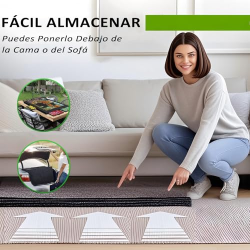 TRYXZSZ Mesa para Rompecabezas de Sintió 1500PCS, Tablero para Rompecabezas de Plegable, Puzzle Board Todo en Uno, con 6 Cajones y Cubierta, No Requiere Montaje, Ligero y Portátil