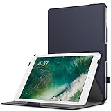 MoKo Case Fit iPad 9.7 5th/6th Generation - Slim-Fit Multi-Angle Folio Cover Case with Auto Wake/Sleep Compatible with Apple iPad 9.7 Inch 2018/2017, Indigo