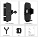 YOSH CD Car Phone Mount, CD Slot Car Phone Holder with Three-Side Grips and One-Touch Design Compatible with iPhone 12 11 Pro XS Max XR X 8 7 6 Galaxy S20 Ultra S10 S9 S9+ Pixel 4 etc