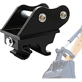 Mini Excavator Quick Hitch for 1-3 Ton Chinese Mini Excavators Attachments, High-Strength Alloy Steel Coupler, Compatible with Auger/Ripper/Bucket Aparts, Easy Installation & Quick Change Accessories