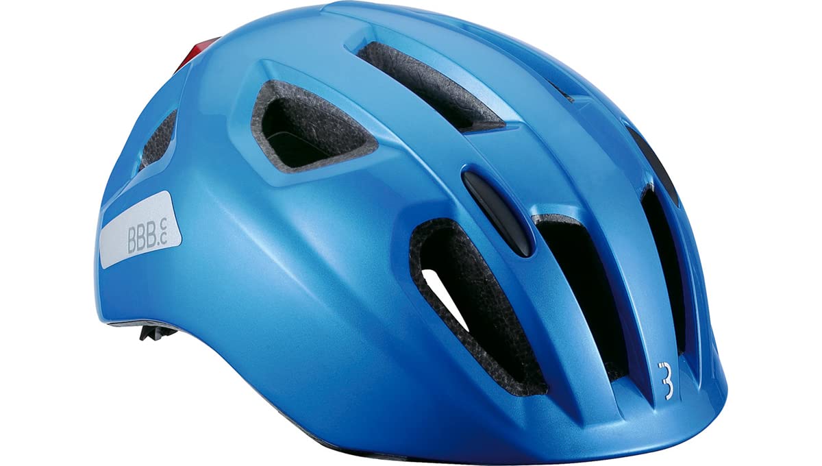 Bbb Cycling Cycling Bike Helmet for Kids Sonar | Boys and Girls | Road and Urban Cycling Skateboard Inline Skating Scooter | BHE-171 | Glossy Blue M (52-58 cm), M (52-58cm)