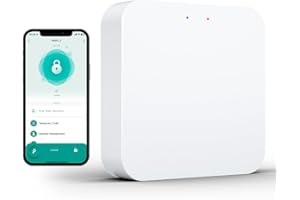 Smart Home WiFi Gateway, Tuya Gateway for Smart Locks, App Control, Remote Access, Stable Connection, Easy Setup for Home, Ga