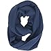 HISSHE Men Scarf Knit Infinity Scarf Winter Soft Warm Scarves E5081b (Navy)