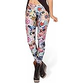 Sister Amy Girl 3D Printed Geometric Figures Ankle Elastic Tights Legging