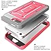 SUPCASE Unicorn Beetle PRO Series Bumper Resistant Rugged Hybrid Protective Cover with Built-in Screen Protector and Belt Clip Holster for iPhone 5/5s - Pink/Gray