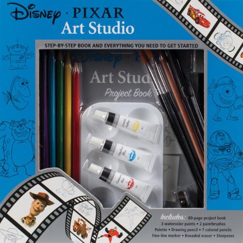 Disney-Pixar Art Studio: Step by Step Book and Everything You Need to Get Started by The Disney Storybook Artists