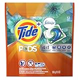 Tide PODS Plus Febreze, Botanical Rain, HE Turbo Laundry Detergent Pacs 12-load Bag