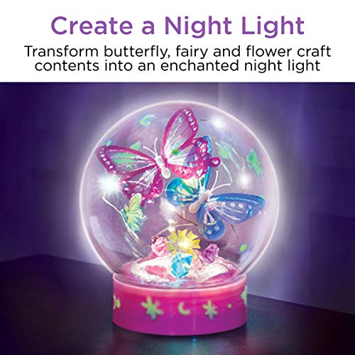 Creativity for Kids Butterfly Fairy Lights Craft Kit - Makes 1 Butterfly Night Light for Kids - //coolthings.us
