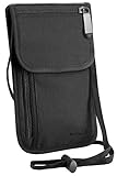 SimpacX Passport Holder Cover Case RFID Blocking Classic Neck Travel Wallet