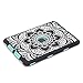 iPad Air Case, iPad A1474/A1475/A1476 Case, Hocase Shock Absorbent Hybrid Dual Layer Hard Silicone Rubber Protective Case with Cute Floral Print for iPad Air 1st Generation (2013) - Black/Mint Green