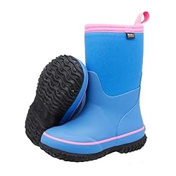 MCIKCC Kids Waterproof Rain Boots,Classic Snow Mud