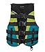 O'Neill Women's SuperLite USCG Life Vest, Black/Turquoise/Lime/Turquoise,Medium