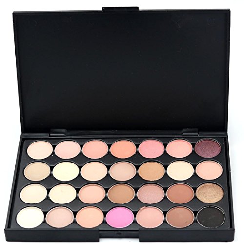 Alonea 28 Colors Women Cosmetic Makeup Neutral Nudes Warm Eyeshadow Palette (A)
