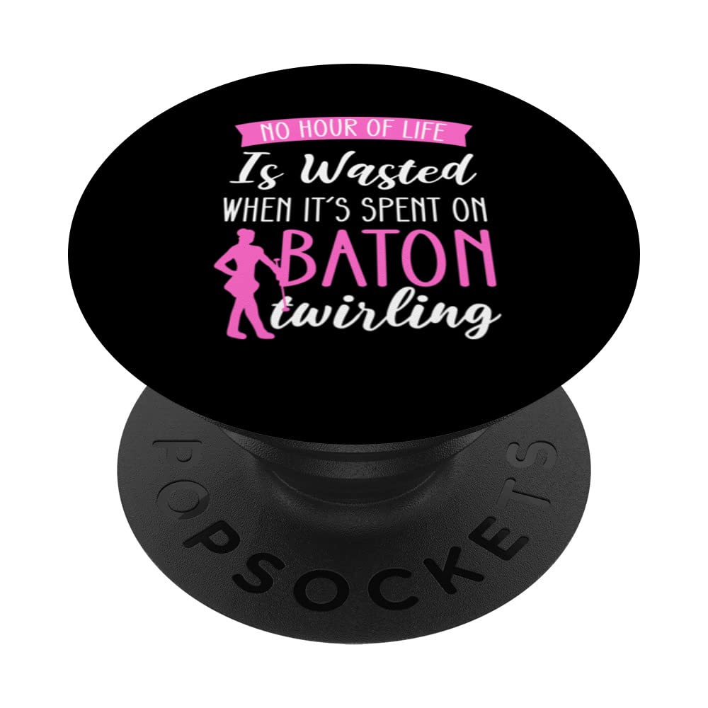Majorette Baton Twirling. Baton Twirler PopSockets Swappable PopGrip