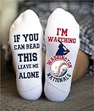 Washington Nationals Socks Funny Birthday Gift Baseball Team