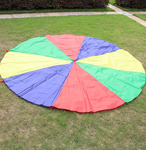 image for DYNWAVE Play Parachute for Kids 16ft with 15 Handles Game Toy for Kids