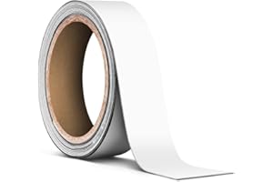 VViViD White Matte Air-Release Adhesive Vinyl Pinstripe Tape Roll (1 Inch x 20ft)