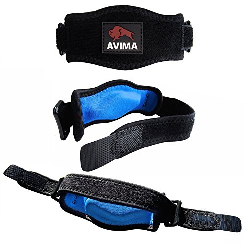 image for [2 Pack] AVIMA BEST Quality Elbow Brace With Compression Pad for Men &