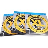 D'Addario D'Addario EXL110+ Electric Guitar Strings - Light Plus - 3 Pack