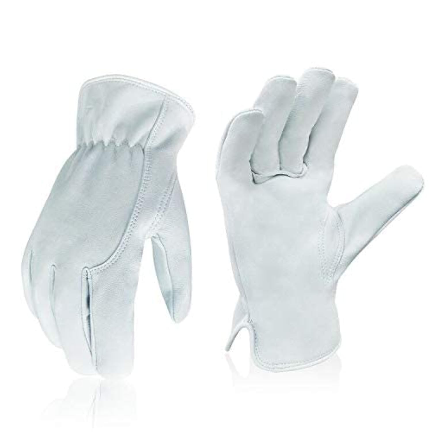 Photo 1 of Intra-FIT Premium Goatskin Leather Driver Glove Work Gloves For General work/Truck Driving/Warehouse/Gardening/Farm