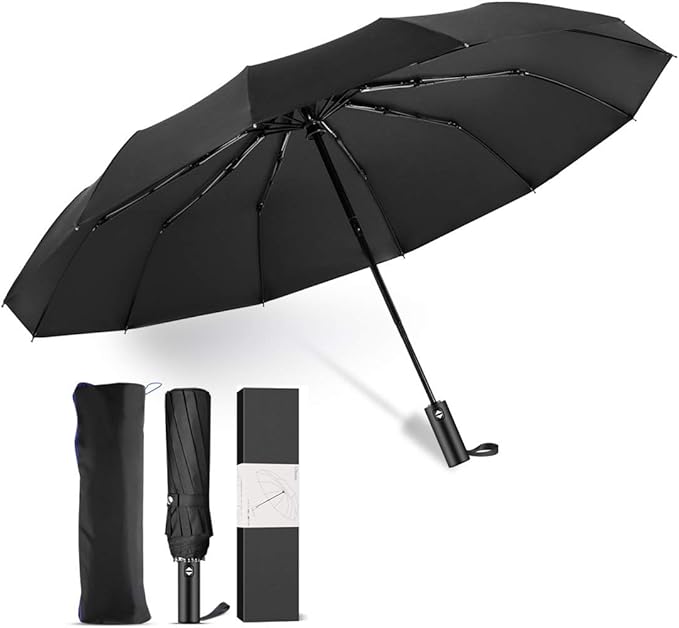 Amazon Co Jp Ldhome 折りたたみ傘 メンズ ワンタッチ 自動開閉 超撥水加工 梅雨対策 強風 210t高強度グラスファイバー 12本骨 118cm 晴雨兼用 Uvカット 服 ファッション小物
