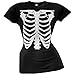 Skeleton Glow In The Dark Juniors Costume T-Shirt