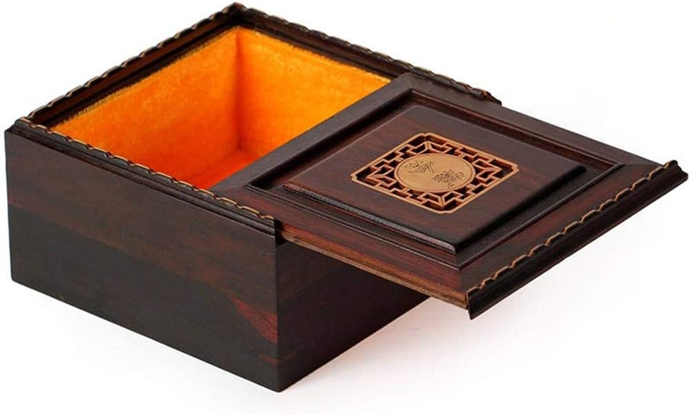 irugh Jewelry box, rosewood mahogany handicraft jade box bracelet necklace storage box