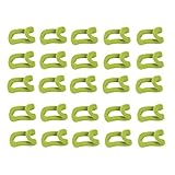 AUCH ® 30Pcs Stable Hanger Connector Cascading Clothes Rack Hook Chest Space-saving Attachment Huggable Style Hangers, Green