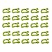 AUCH ® 30Pcs Stable Hanger Connector Cascading Clothes Rack Hook Chest Space-saving Attachment Huggable Style Hangers, Green